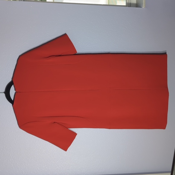 The Kooples Double Summer Crepe Dress Red Size Small - Picture 5 of 6